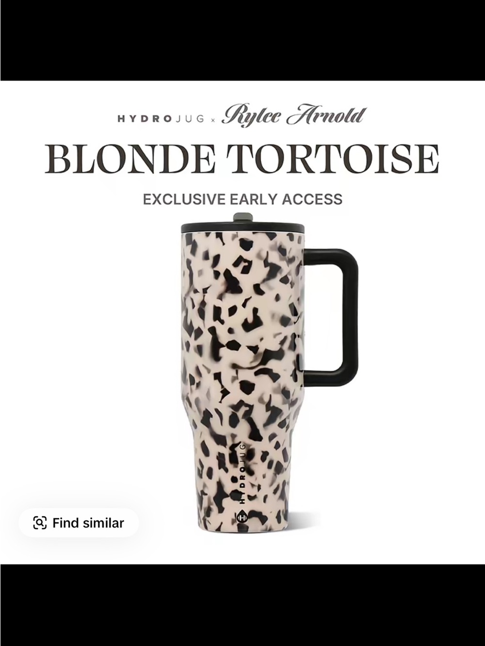 Hydrojug x Rylee Arnold Limited Edition
Blonde Tortoise